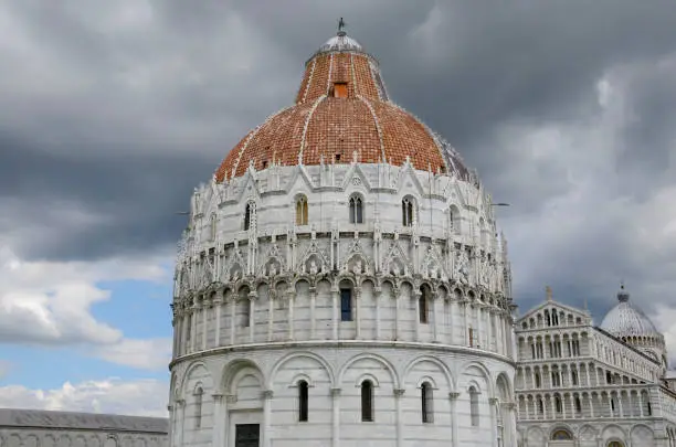 Photo of the Baptistory in Pisa