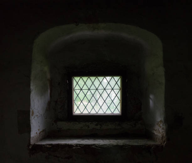 istock The window of an old farmhouse inside 696391458