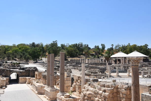 istock Archaeological site, Beit Shean, Israel 696396118