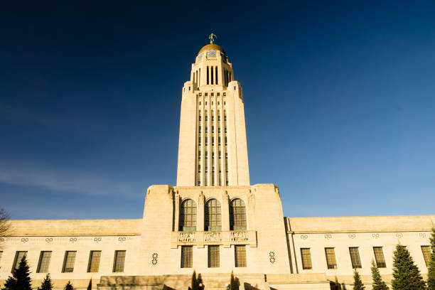 istock Lincoln Nebraska Capital Building Government Dome Architecture 696417050