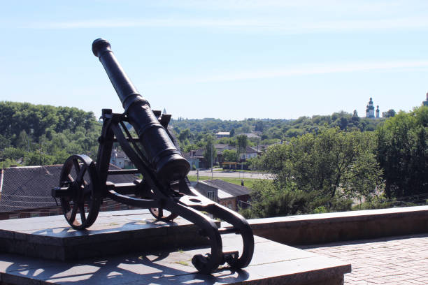 istock old cannon in park of Chernihiv 696418764