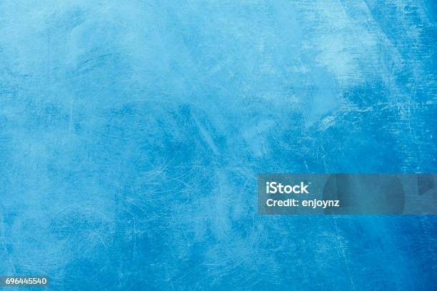 Blue Abstract Art Painting Background Stock Photo - Download Image Now - Blue, Textured Effect, Textured