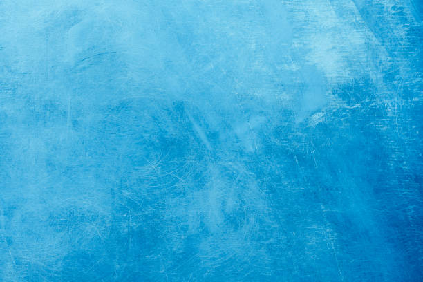 синий абстрактный фон живописи искусства - нефтяная краска стоковые фото и изображения