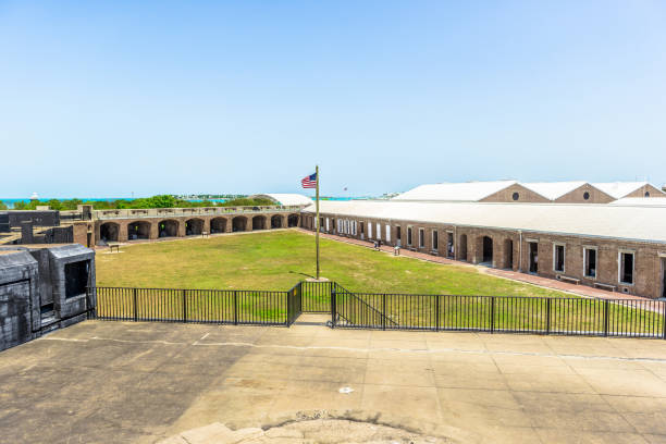 Fort Zachary Taylor Fort Zachary Taylor, near southern tip of Key West, Florida. military base stock pictures, royalty-free photos & images
