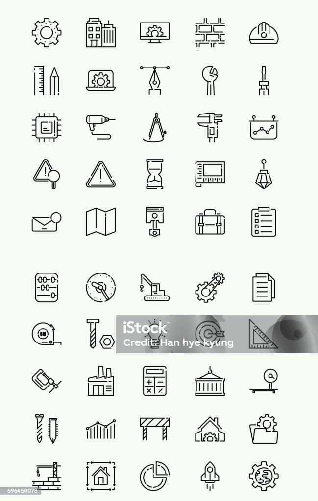 Mobile Icon - Construction Mobile Icon Icon Symbol stock vector