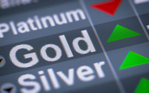 istock The Index of Gold on The Screen. 696460368