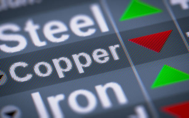 istock The Index of Copper on The Screen. 696460476