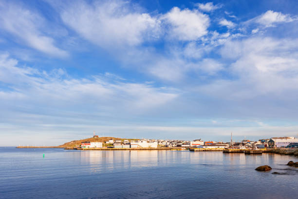 Stock photograph of the town of Channel-Port aux Basques in Newfoundland, Canada.