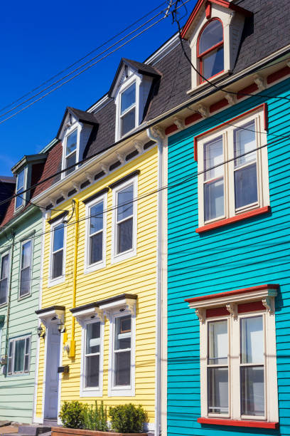 istock Colorful Row Houses in St. John's Newfoundland Canada 696463820