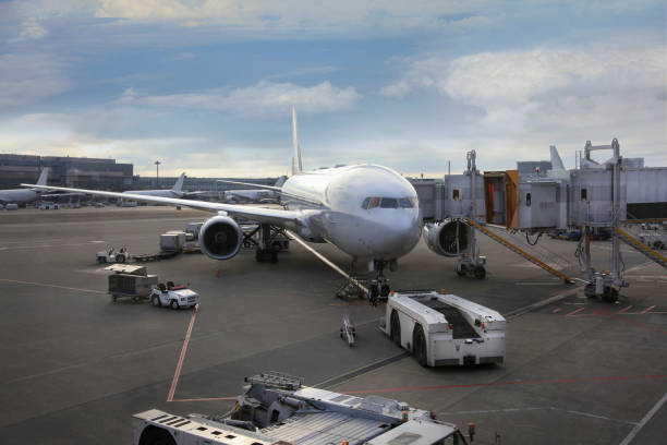 istock Taxiing Airplane 696464182