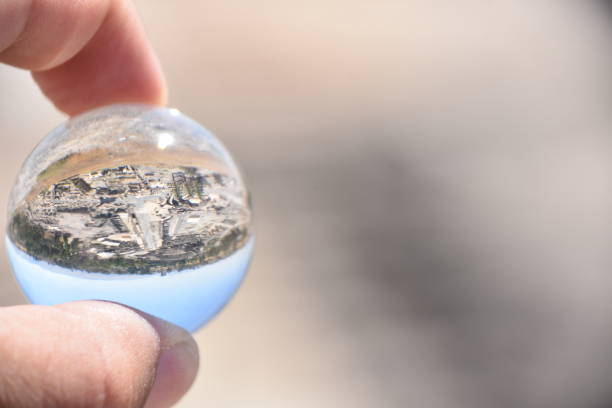 istock Archaeological site,Through a crystal ball, Beit Shean, Israel 696474644