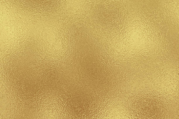 istock Abstract background in Golden color foil, metal, texture 696475478