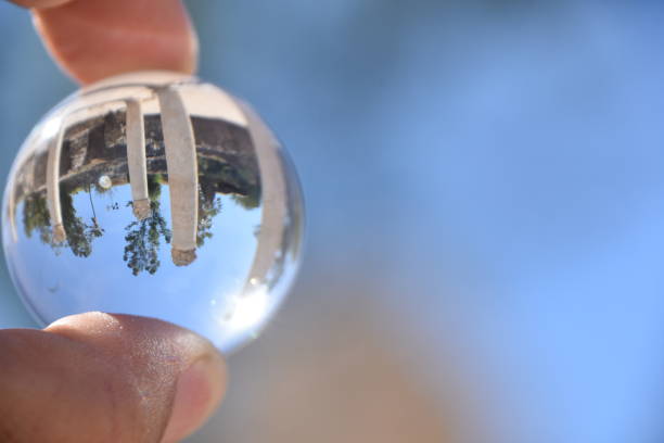 istock Archaeological site,Through a crystal ball, Beit Shean, Israel 696477970
