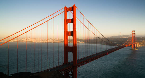 istock Panoramic Golden Gate Bridge San Francisco Marin County Headlands 696478164