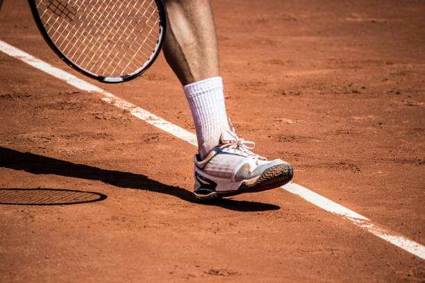 istock Tennis player in championship 696482074