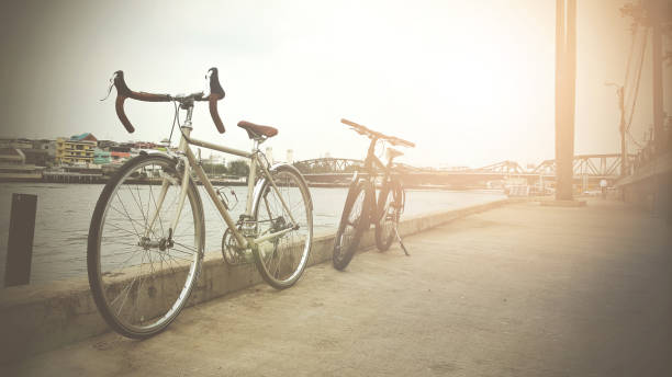 istock travel concept bicycle in bangkok thailand 696489038