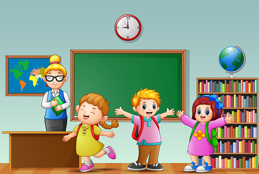 Ilustración de Maestra Con Alumnos En Un Aula y más Vectores Libres de Derechos de Alegre - Alegre, Amistad, Aprender - iStock Ilustración de Maestra Con Alumnos En Un Aula y más Vectores Libres de Derechos de Alegre - Alegre, Amistad, Aprender - iStock