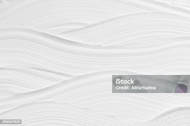 White Wave Plaster Texture Light Modern Abstract Background Stock Photo - Download Image Now