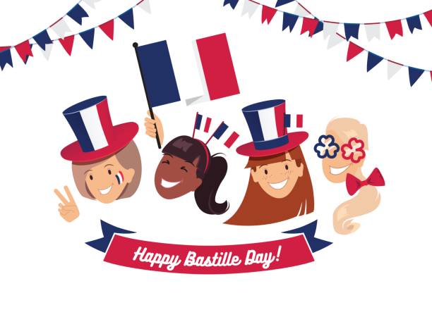 istock 14 July Bastille day flyer, banner or poster. 696507886