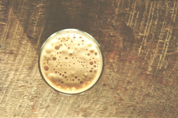 istock hot coffee in clear glass 696508812