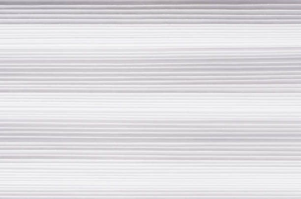 istock Striped wavy white paper texture, abstract background. 696508856
