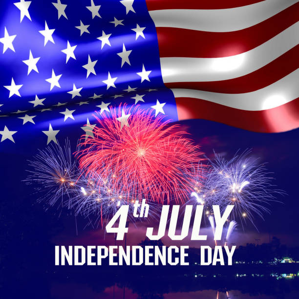 istock Fireworks background for 4th of July Independense Day. 696511302