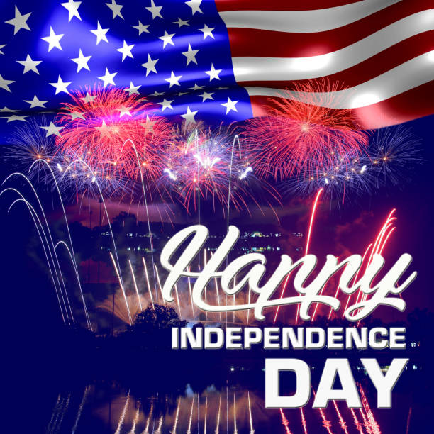 istock Fireworks background for 4th of July Independense Day. 696521910