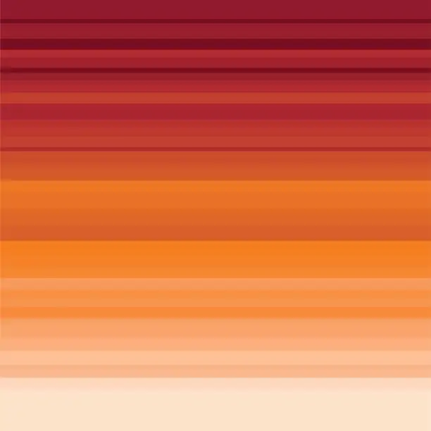 Vector illustration of concept sunset sky. orange stripes color background for print and web design. vector template illustration