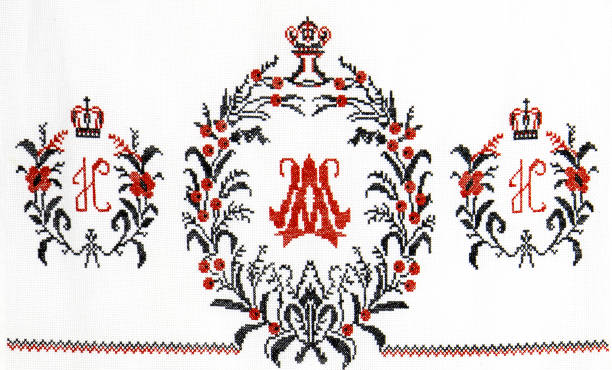 istock Ukrainian folk embroidery, handmade 696540492