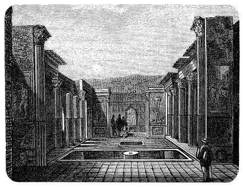 Illustration of Pompeii