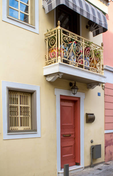 istock Old houses in Plaka, Athens 696552148