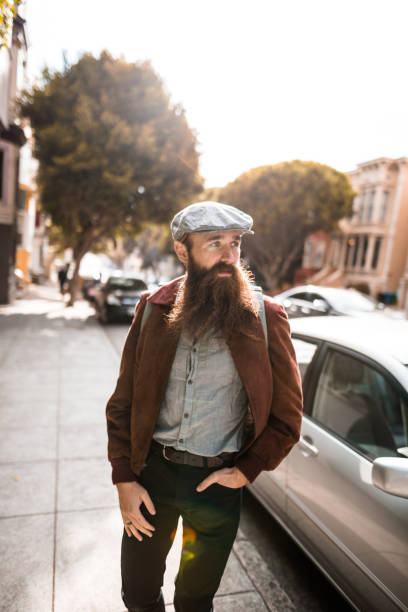 istock hipster walking on the streets of san francisco 696554086