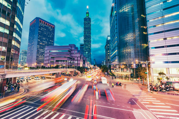 istock Taipei, Taiwan city skyline 696565694