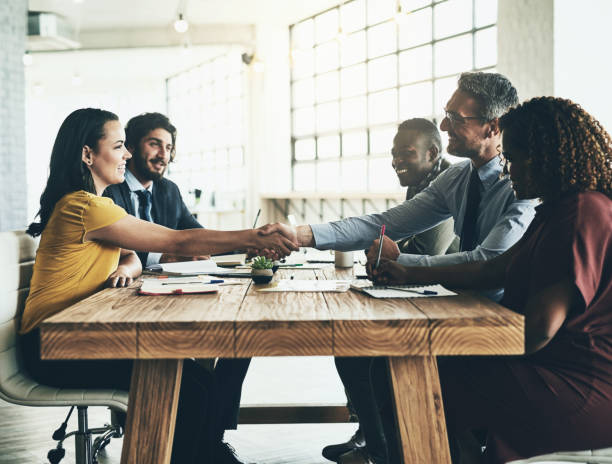 istock You're going to do great things with this team 696570018