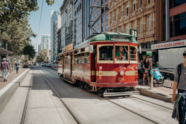 40+ Melbourne City Circle Tram Stock Photos, Pictures & Royalty