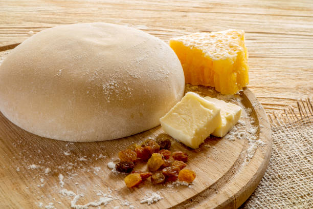 istock Ingredients for cooking dough, sweet baking. 696571046