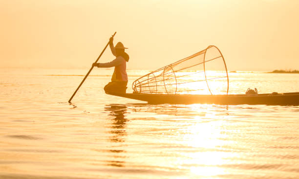 istock Fisherman at Inle Lake, Myanmar. 696579156