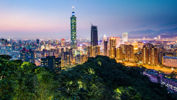 istock Taipei, Taiwan city skyline 696597800
