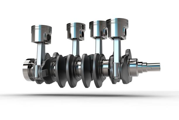 istock 3d rendering of crankshaft with engine pistons 696598156
