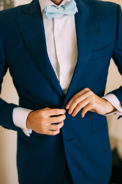 istock Wedding jacket of the groom 696598160