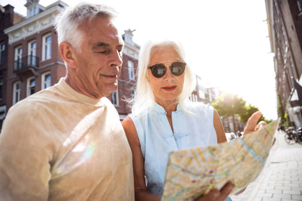 istock Couple during a vacation, discovering Amsterdam 696601650