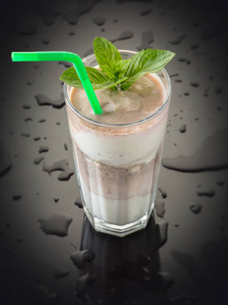 Milkshake with mint