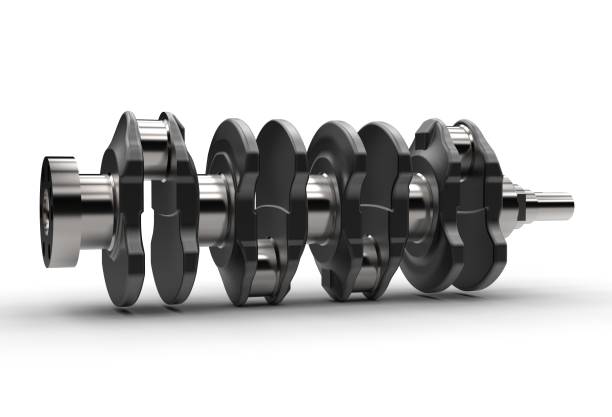 istock 3d rendering of crankshaft 696619812