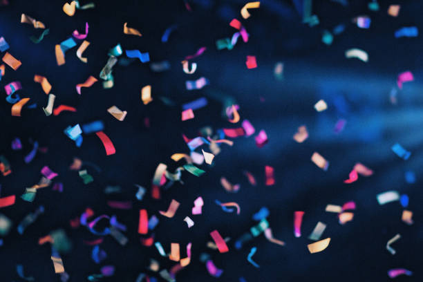 istock Detail of a confetti bomb 696620392