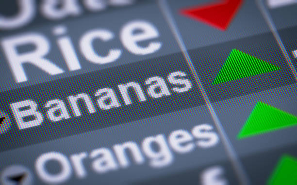 istock The Index of Bananas on The Screen. 696620630
