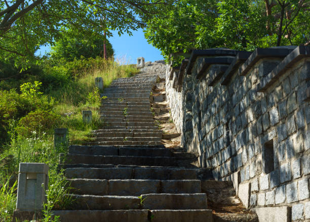 istock Stairs of fortress 696630384