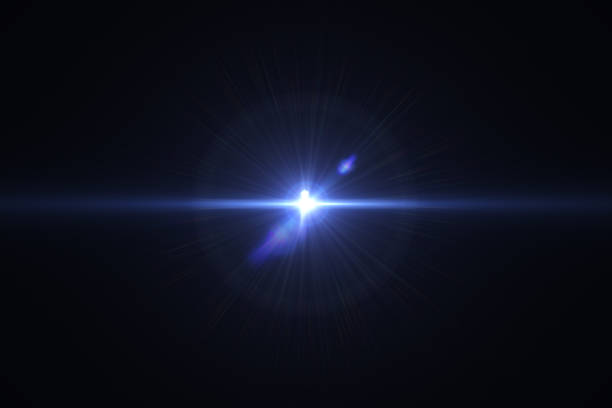 istock Glowing highlight effect on the lens of the lens 696632108
