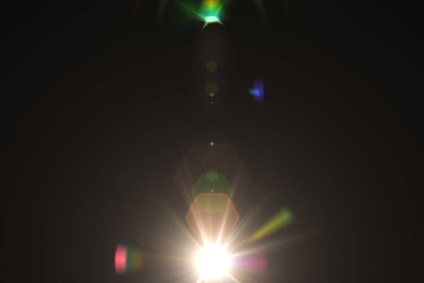 istock Glowing highlight effect on the lens of the lens 696632140