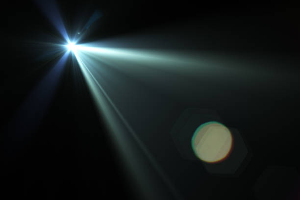 istock Glowing highlight effect on the lens of the lens 696632228