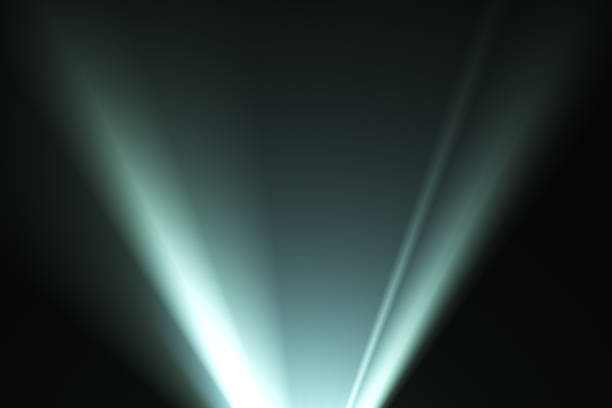 Glowing highlight effect on the lens of the lens